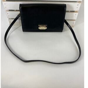 KATE SPADE, BLACK SMOOTH LEATHER WOMENS SLIM CROSSBODY BAG